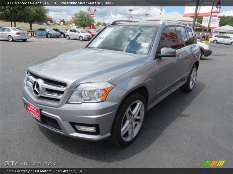Palladium Silver Metallic / Black 2011 Mercedes-Benz GLK 350