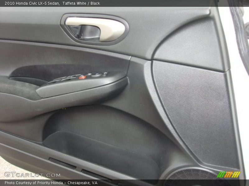Taffeta White / Black 2010 Honda Civic LX-S Sedan