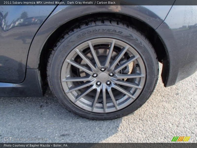 Dark Gray Metallic / Carbon Black 2011 Subaru Impreza WRX Limited Wagon