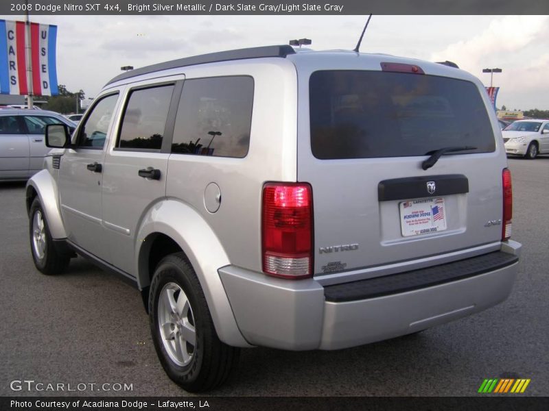 Bright Silver Metallic / Dark Slate Gray/Light Slate Gray 2008 Dodge Nitro SXT 4x4