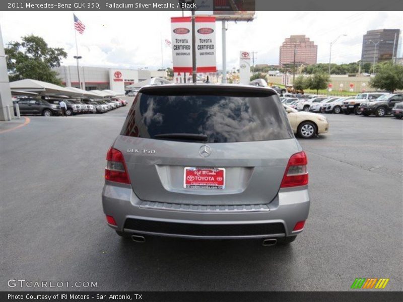 Palladium Silver Metallic / Black 2011 Mercedes-Benz GLK 350