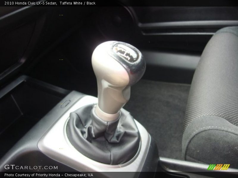  2010 Civic LX-S Sedan 5 Speed Manual Shifter