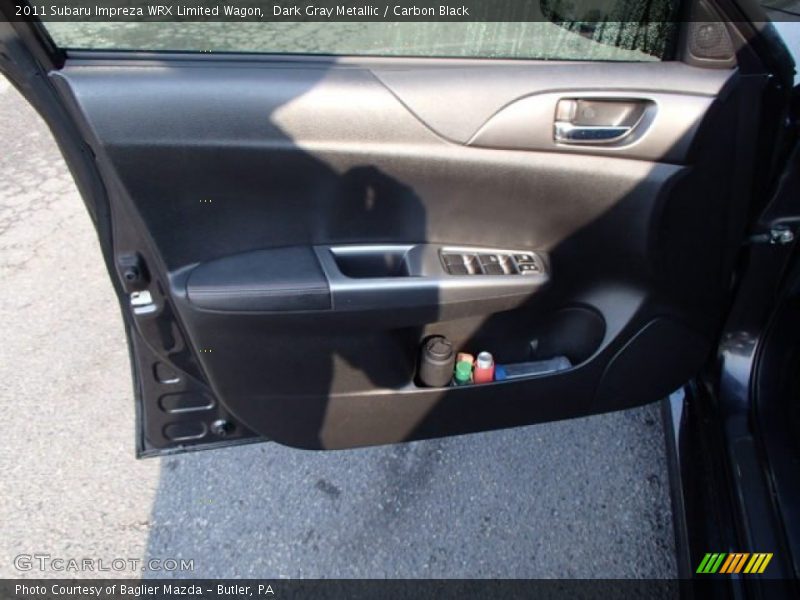 Dark Gray Metallic / Carbon Black 2011 Subaru Impreza WRX Limited Wagon