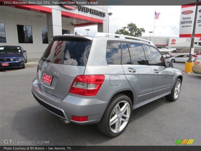 Palladium Silver Metallic / Black 2011 Mercedes-Benz GLK 350