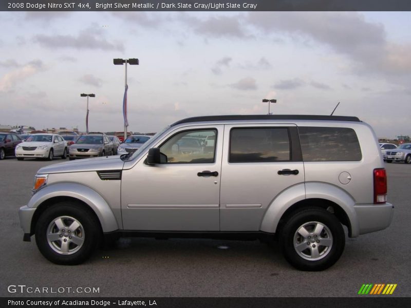 Bright Silver Metallic / Dark Slate Gray/Light Slate Gray 2008 Dodge Nitro SXT 4x4