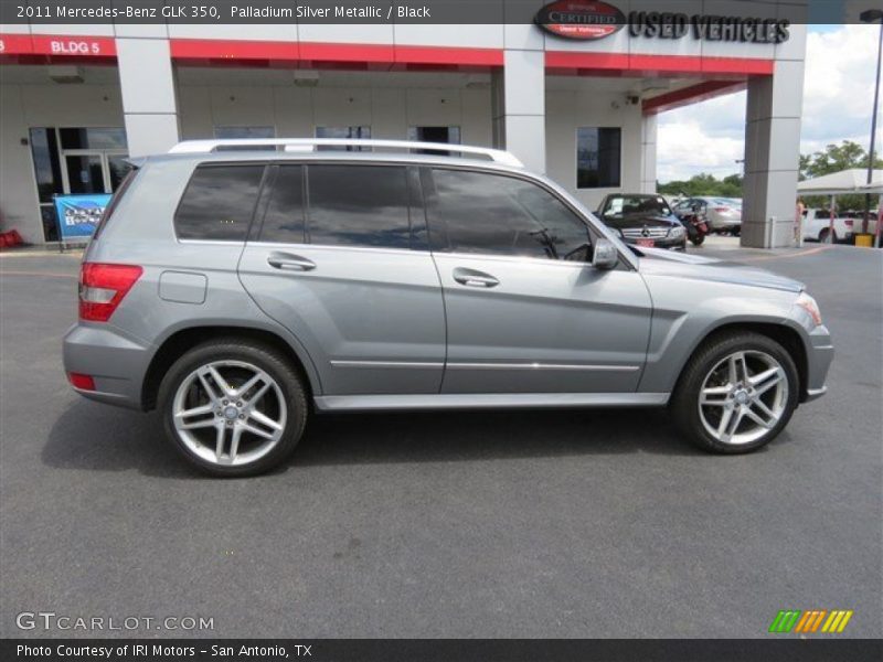 Palladium Silver Metallic / Black 2011 Mercedes-Benz GLK 350