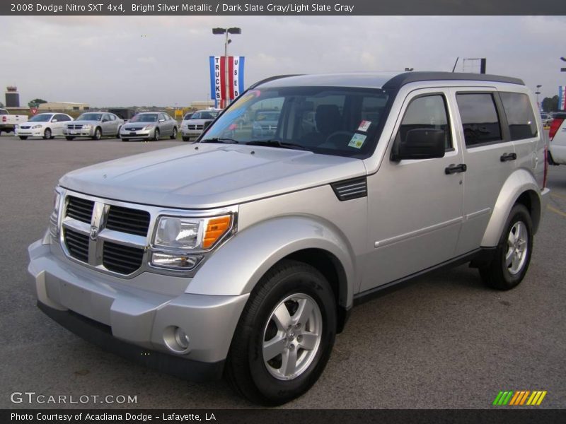 Bright Silver Metallic / Dark Slate Gray/Light Slate Gray 2008 Dodge Nitro SXT 4x4