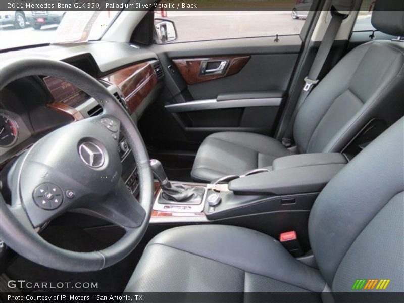 Palladium Silver Metallic / Black 2011 Mercedes-Benz GLK 350