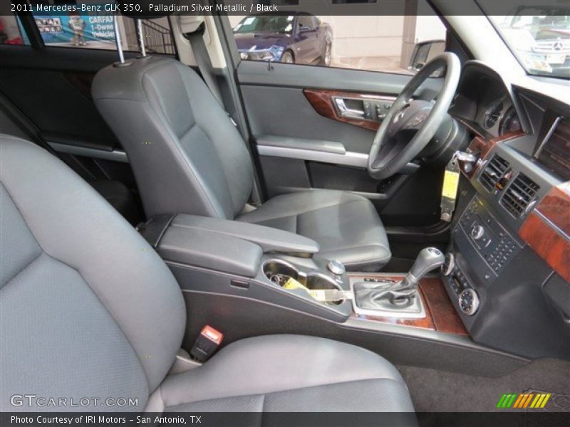 Palladium Silver Metallic / Black 2011 Mercedes-Benz GLK 350