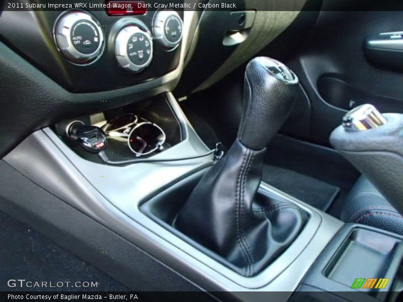 Dark Gray Metallic / Carbon Black 2011 Subaru Impreza WRX Limited Wagon