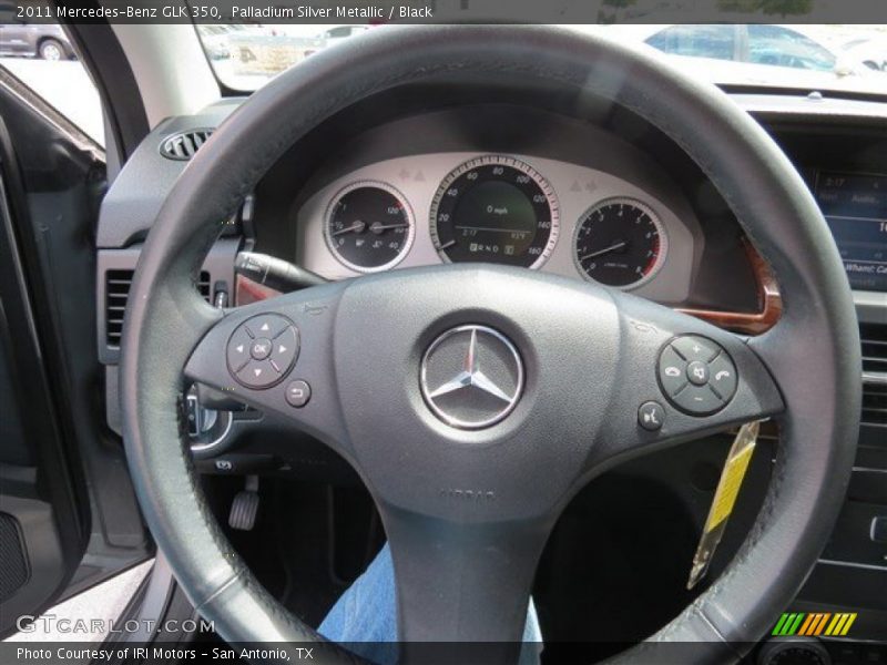 Palladium Silver Metallic / Black 2011 Mercedes-Benz GLK 350
