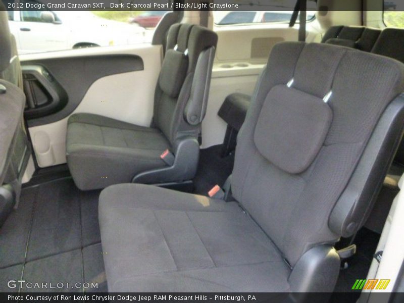 Dark Charcoal Pearl / Black/Light Graystone 2012 Dodge Grand Caravan SXT
