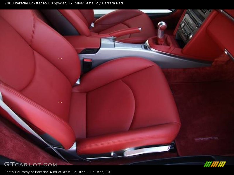 GT Silver Metallic / Carrera Red 2008 Porsche Boxster RS 60 Spyder