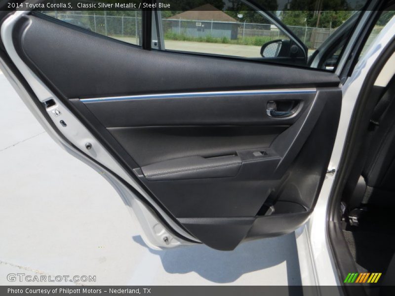 Classic Silver Metallic / Steel Blue 2014 Toyota Corolla S