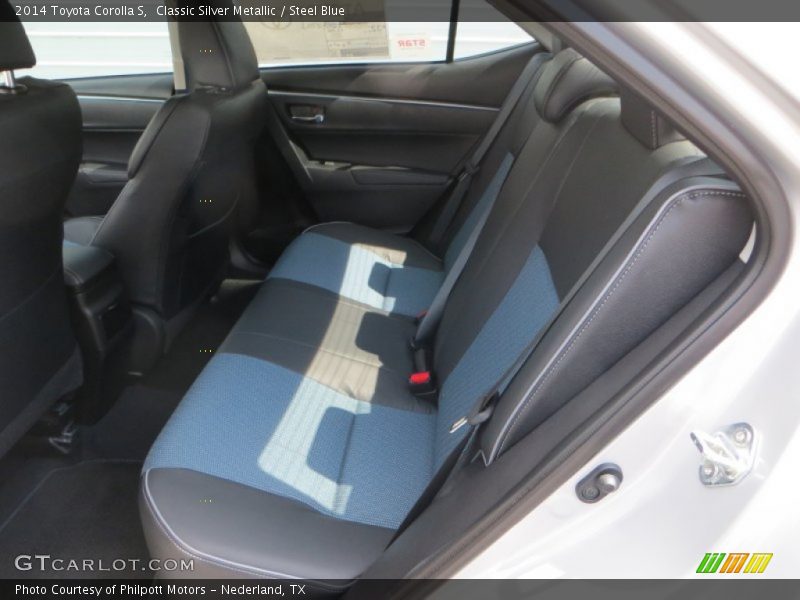 Classic Silver Metallic / Steel Blue 2014 Toyota Corolla S