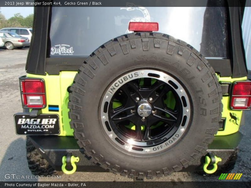 Gecko Green / Black 2013 Jeep Wrangler Sport 4x4