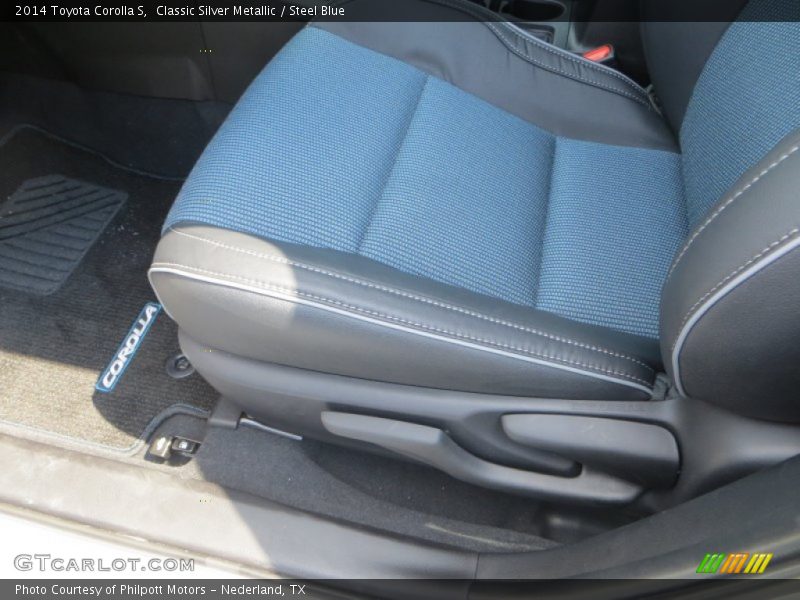 Front Seat of 2014 Corolla S
