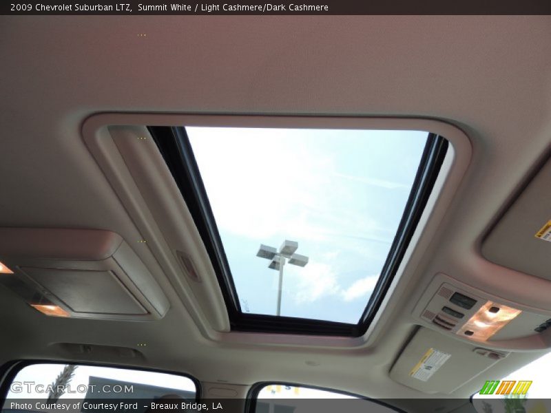 Summit White / Light Cashmere/Dark Cashmere 2009 Chevrolet Suburban LTZ