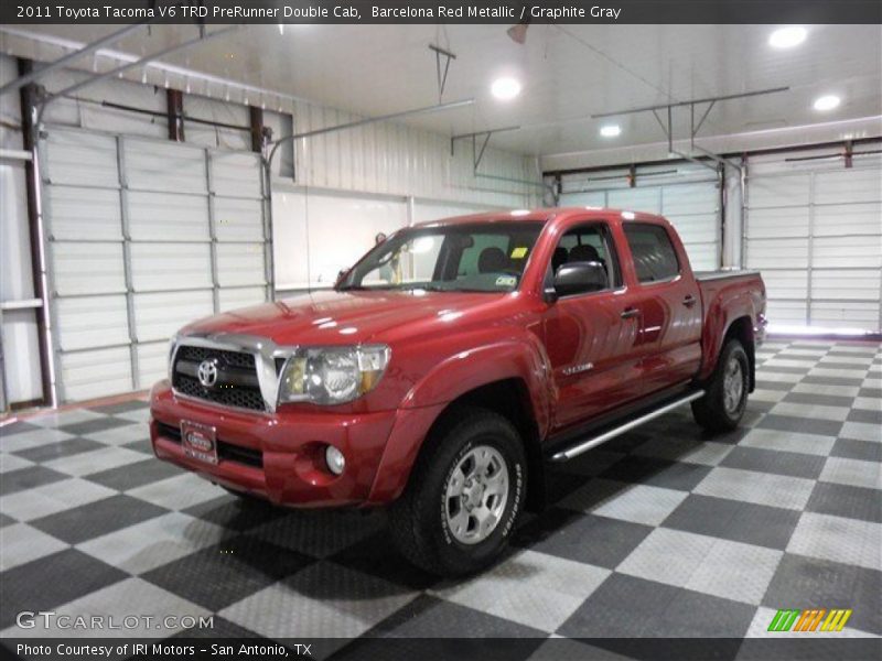Barcelona Red Metallic / Graphite Gray 2011 Toyota Tacoma V6 TRD PreRunner Double Cab