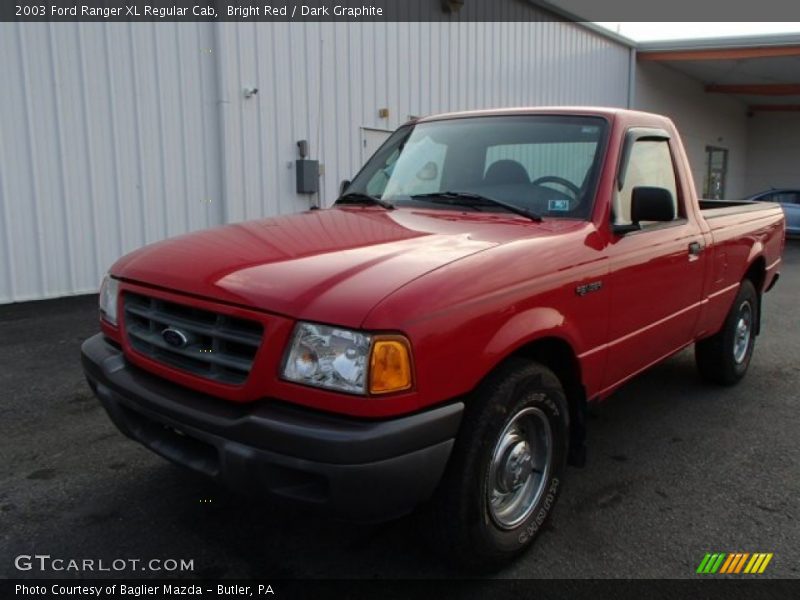 Bright Red / Dark Graphite 2003 Ford Ranger XL Regular Cab