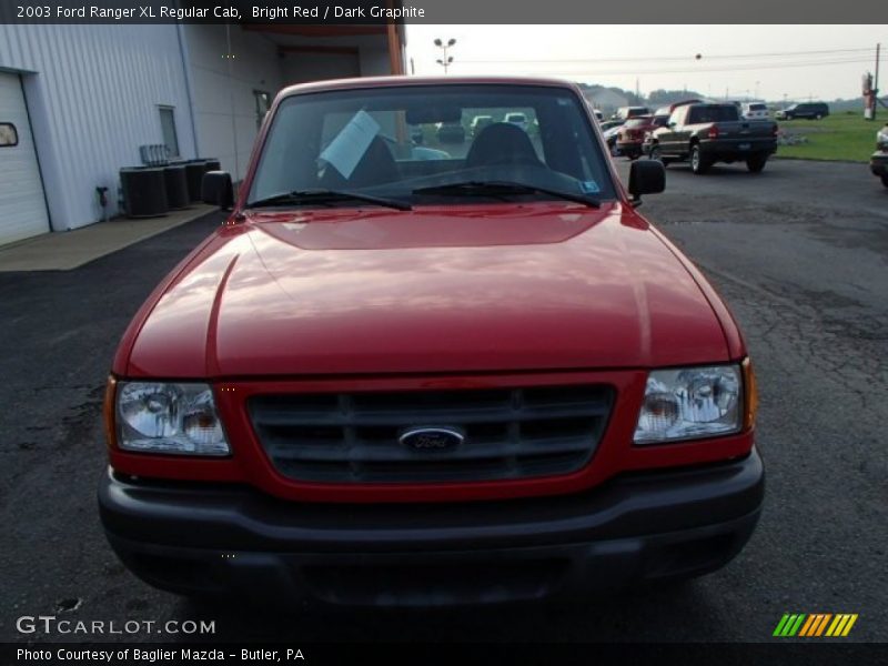Bright Red / Dark Graphite 2003 Ford Ranger XL Regular Cab