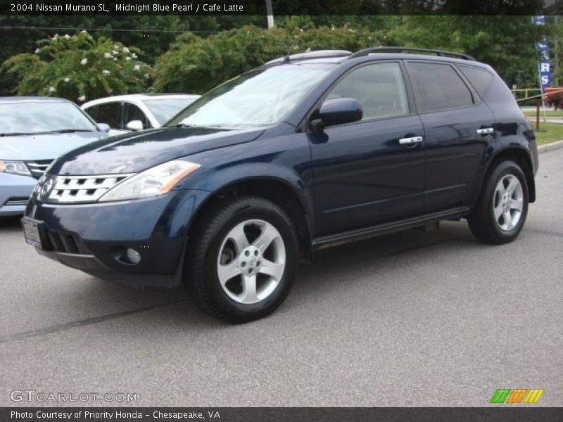 Midnight Blue Pearl / Cafe Latte 2004 Nissan Murano SL
