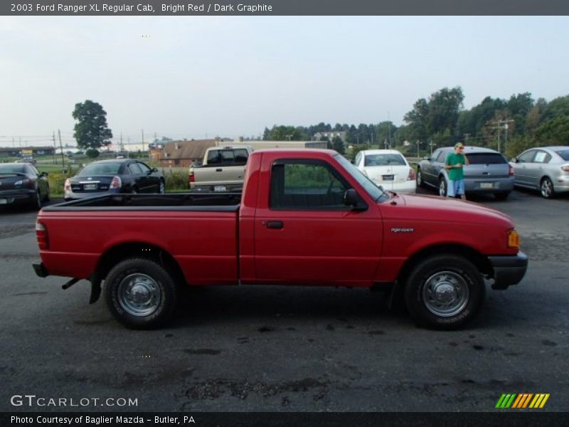 Bright Red / Dark Graphite 2003 Ford Ranger XL Regular Cab