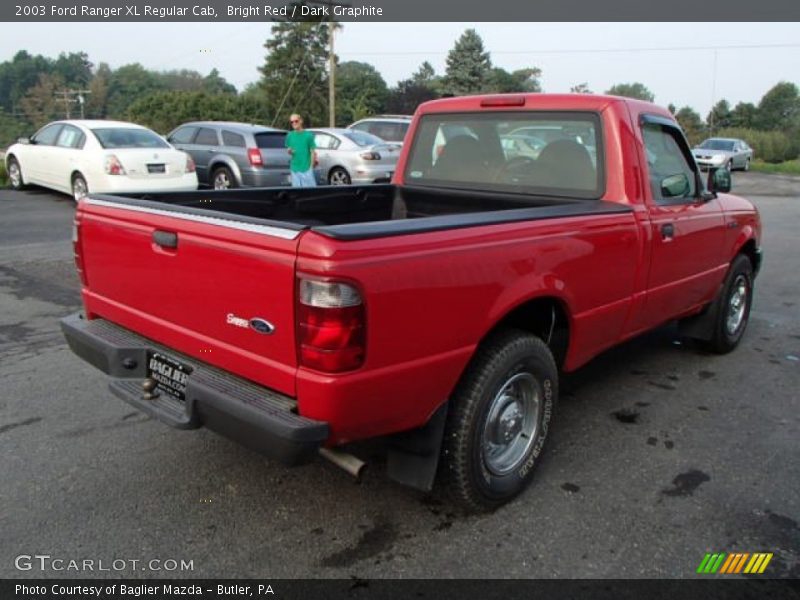 Bright Red / Dark Graphite 2003 Ford Ranger XL Regular Cab