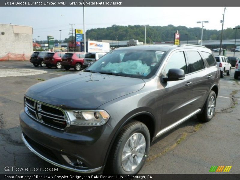 Granite Crystal Metallic / Black 2014 Dodge Durango Limited AWD