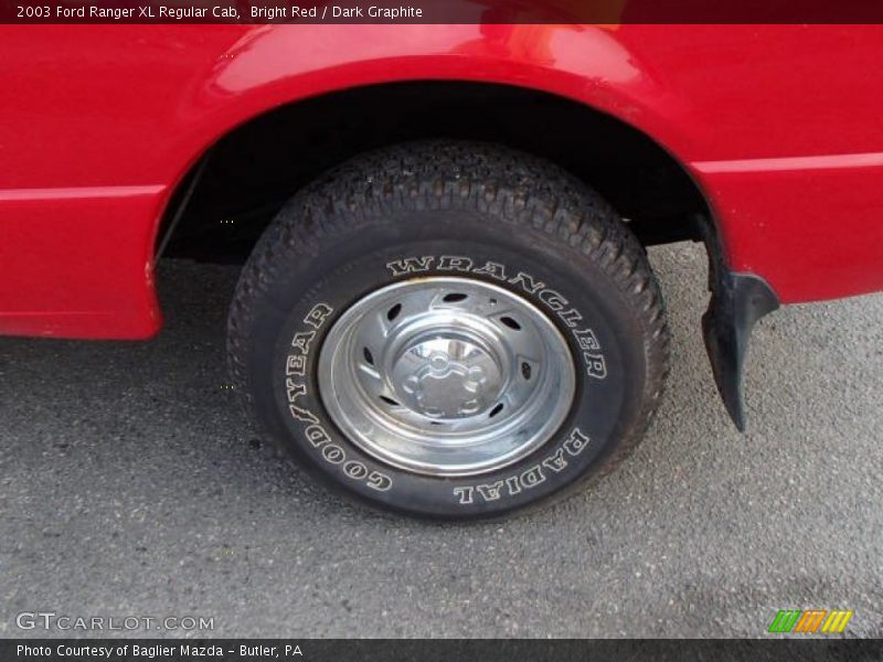 Bright Red / Dark Graphite 2003 Ford Ranger XL Regular Cab
