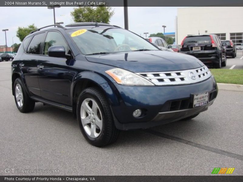 Midnight Blue Pearl / Cafe Latte 2004 Nissan Murano SL