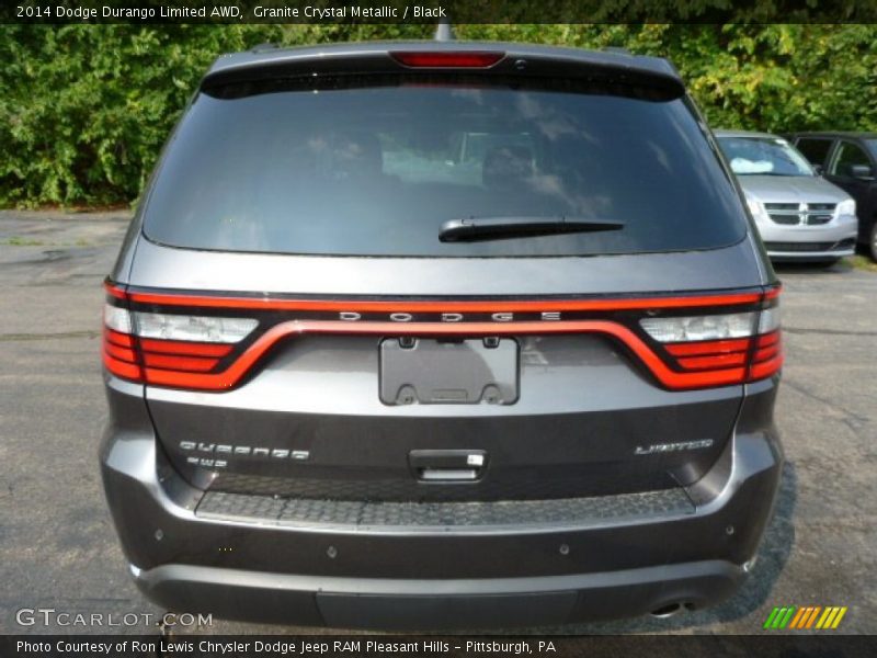 Granite Crystal Metallic / Black 2014 Dodge Durango Limited AWD