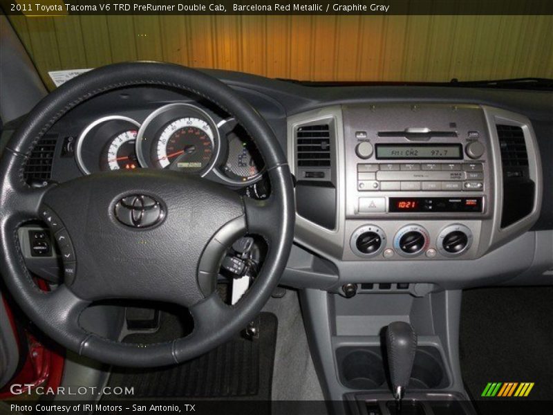 Barcelona Red Metallic / Graphite Gray 2011 Toyota Tacoma V6 TRD PreRunner Double Cab