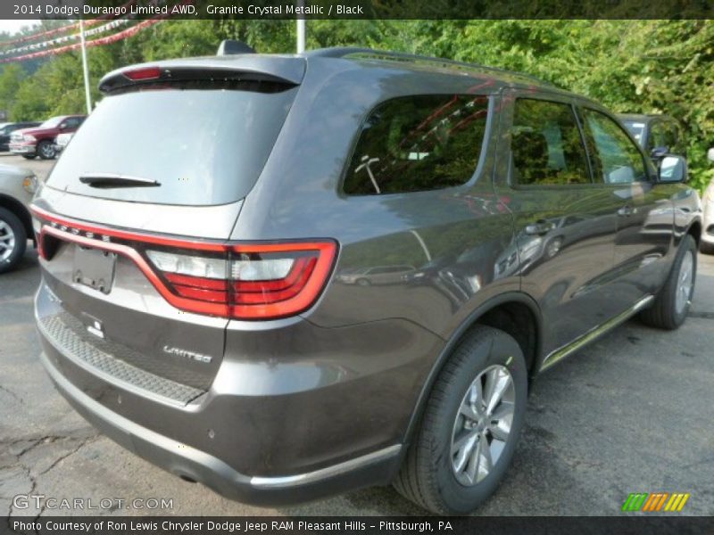 Granite Crystal Metallic / Black 2014 Dodge Durango Limited AWD