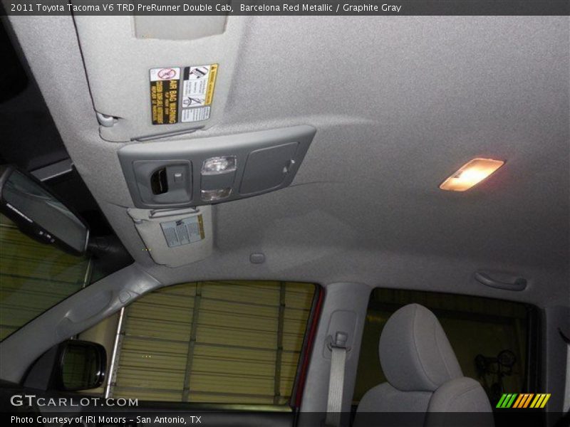 Barcelona Red Metallic / Graphite Gray 2011 Toyota Tacoma V6 TRD PreRunner Double Cab