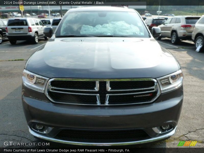 Granite Crystal Metallic / Black 2014 Dodge Durango Limited AWD
