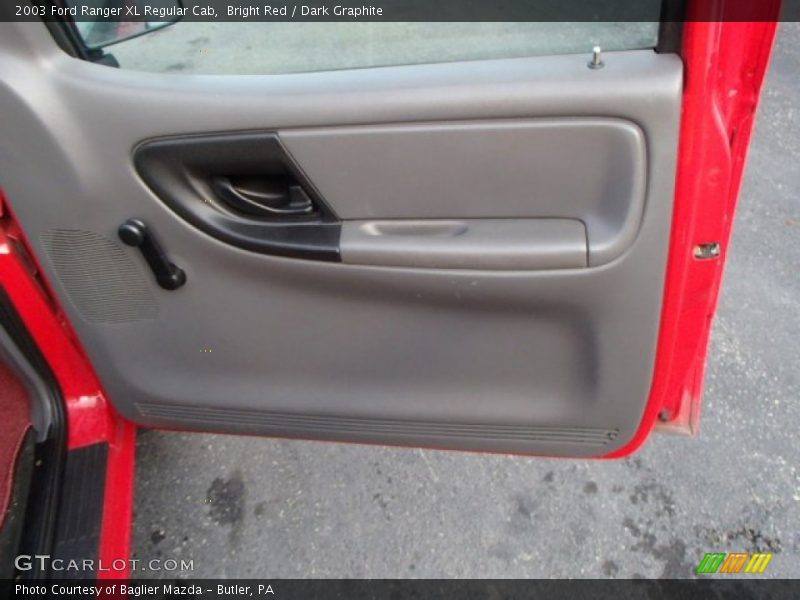 Bright Red / Dark Graphite 2003 Ford Ranger XL Regular Cab