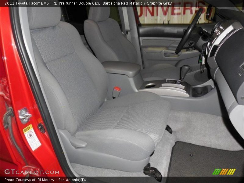 Barcelona Red Metallic / Graphite Gray 2011 Toyota Tacoma V6 TRD PreRunner Double Cab