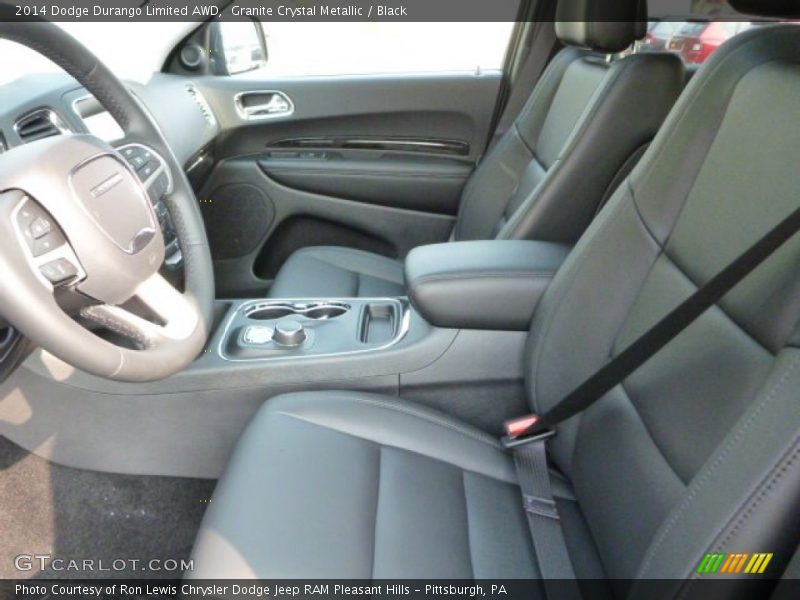 Granite Crystal Metallic / Black 2014 Dodge Durango Limited AWD