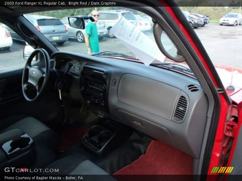 Bright Red / Dark Graphite 2003 Ford Ranger XL Regular Cab