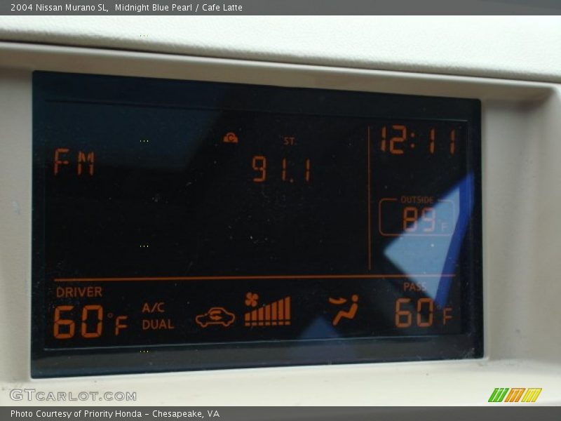 Midnight Blue Pearl / Cafe Latte 2004 Nissan Murano SL
