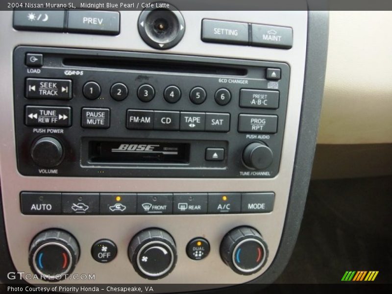 Midnight Blue Pearl / Cafe Latte 2004 Nissan Murano SL