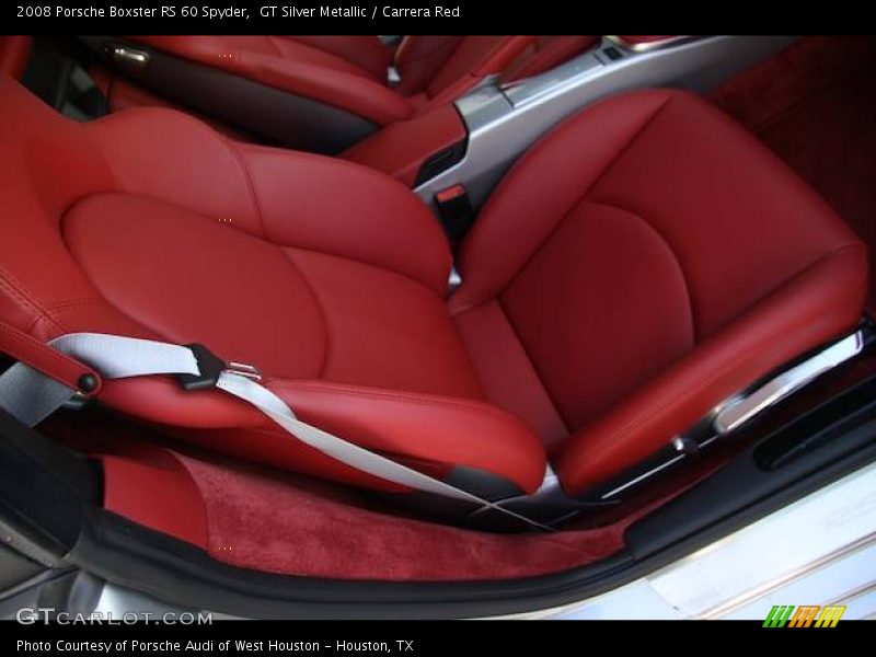 GT Silver Metallic / Carrera Red 2008 Porsche Boxster RS 60 Spyder
