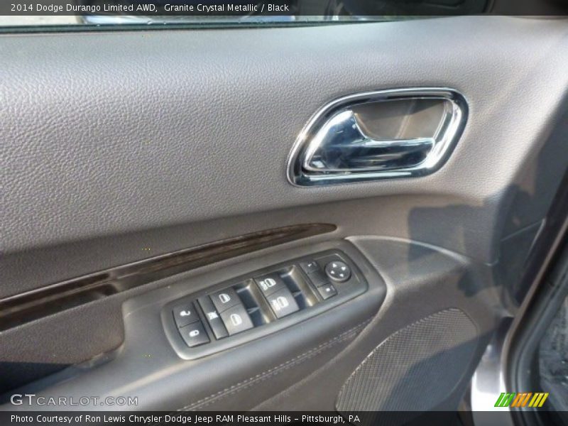 Granite Crystal Metallic / Black 2014 Dodge Durango Limited AWD