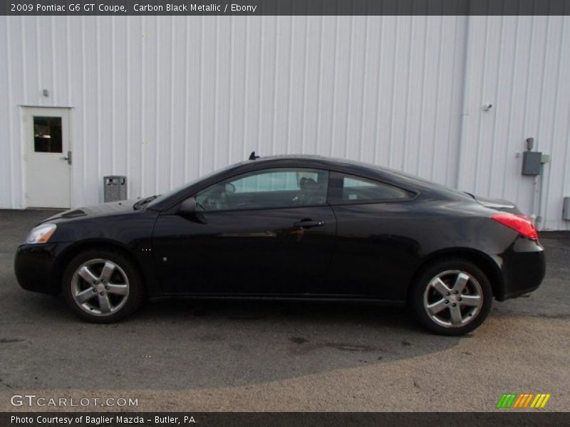 Carbon Black Metallic / Ebony 2009 Pontiac G6 GT Coupe