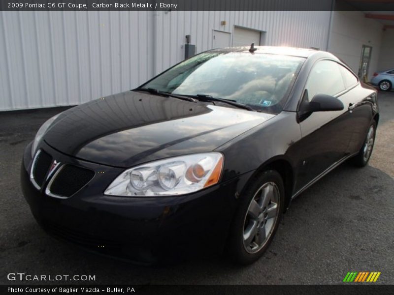 Carbon Black Metallic / Ebony 2009 Pontiac G6 GT Coupe