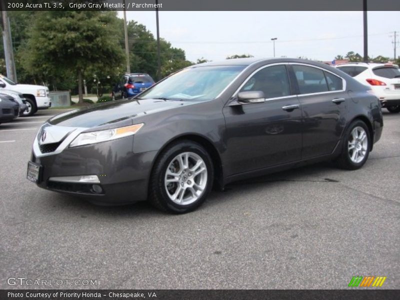 Front 3/4 View of 2009 TL 3.5