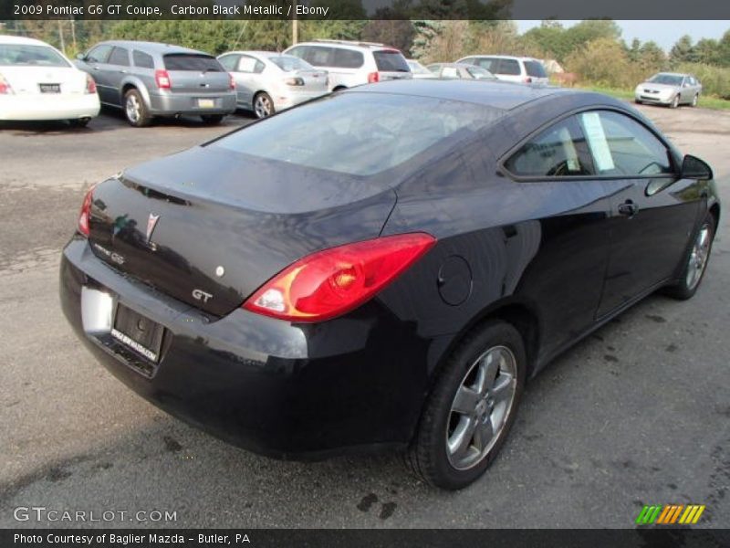 Carbon Black Metallic / Ebony 2009 Pontiac G6 GT Coupe
