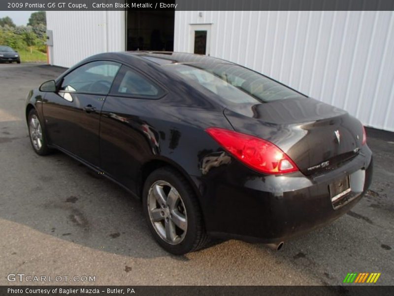 Carbon Black Metallic / Ebony 2009 Pontiac G6 GT Coupe