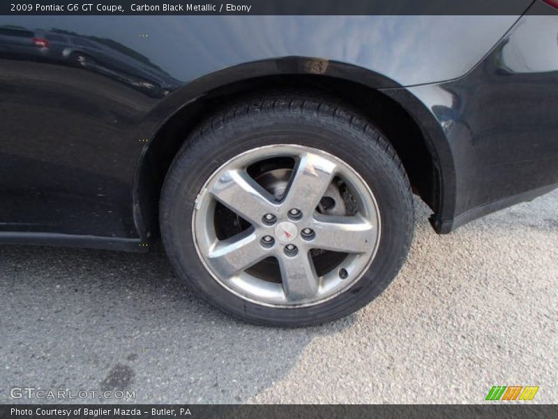 Carbon Black Metallic / Ebony 2009 Pontiac G6 GT Coupe